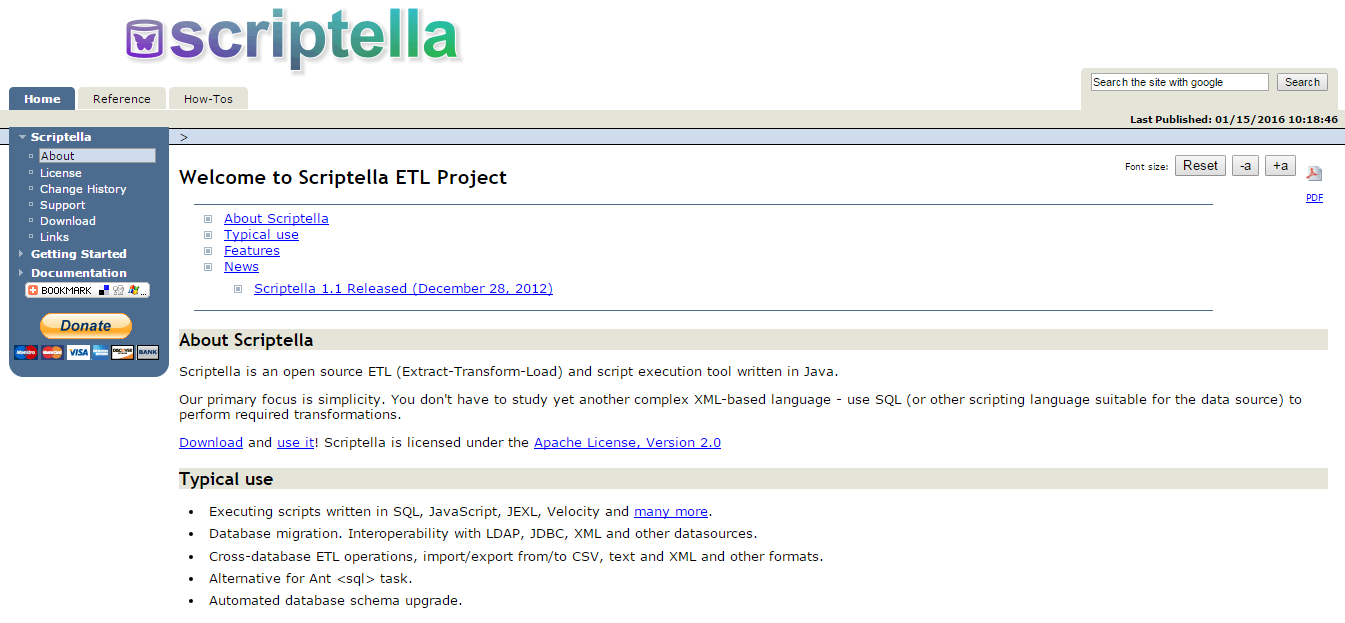 Scriptella ETL