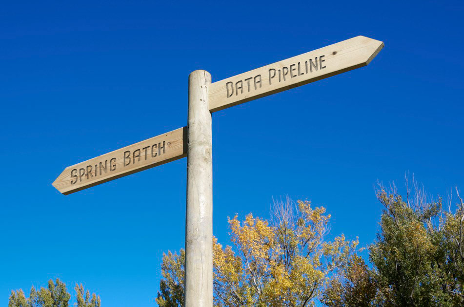 Data Pipeline vs Spring Batch